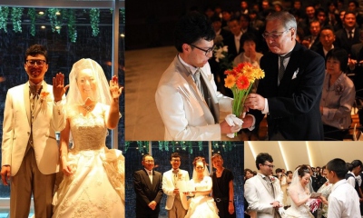 「どこまでも広がる２人の未来を空にたとえて清く美しく」